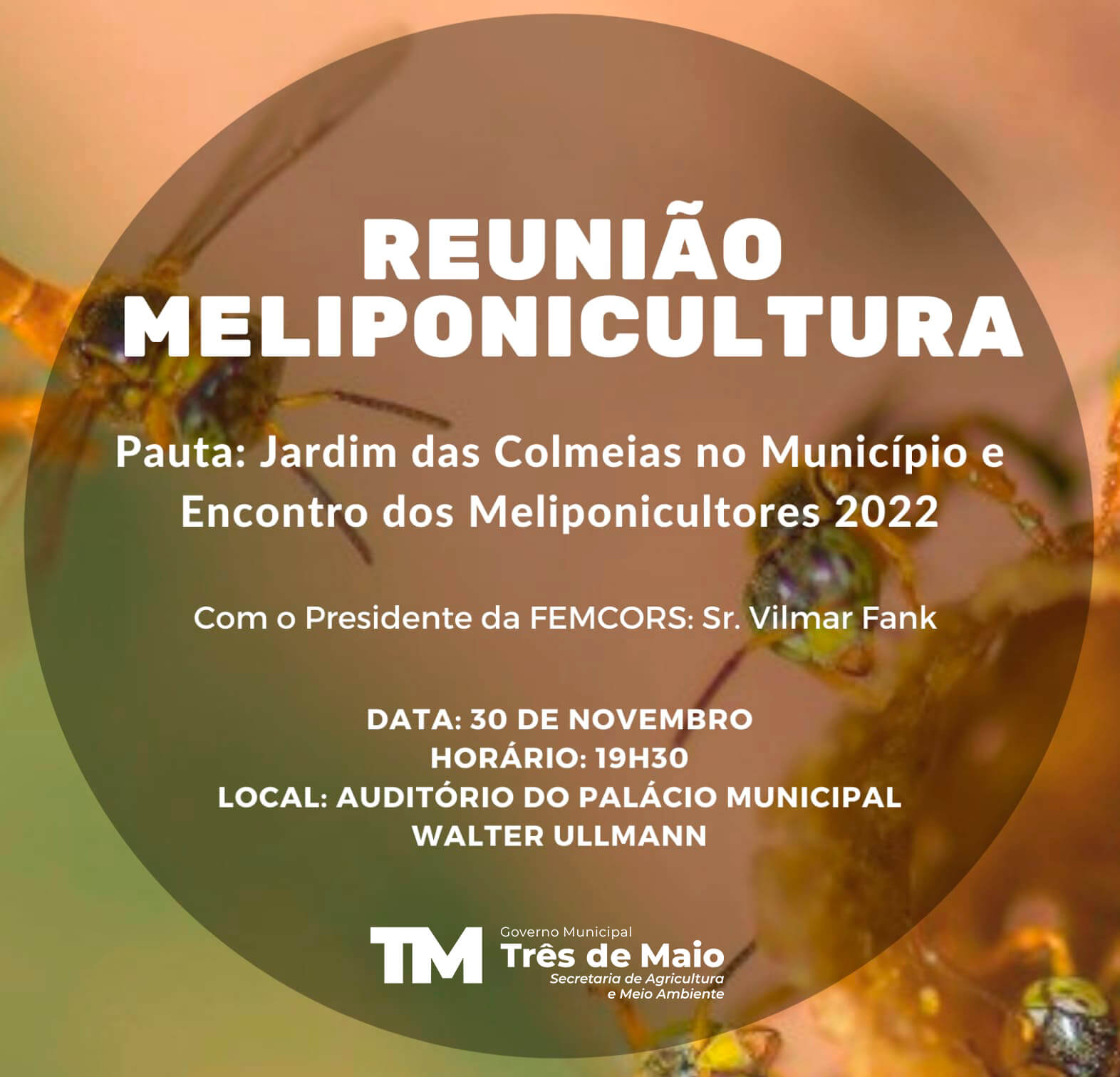 SECRETARIA DE AGRICULTURA E MEIO AMBIENTE REALIZA ENCONTRO DE MELIPONICULTORES